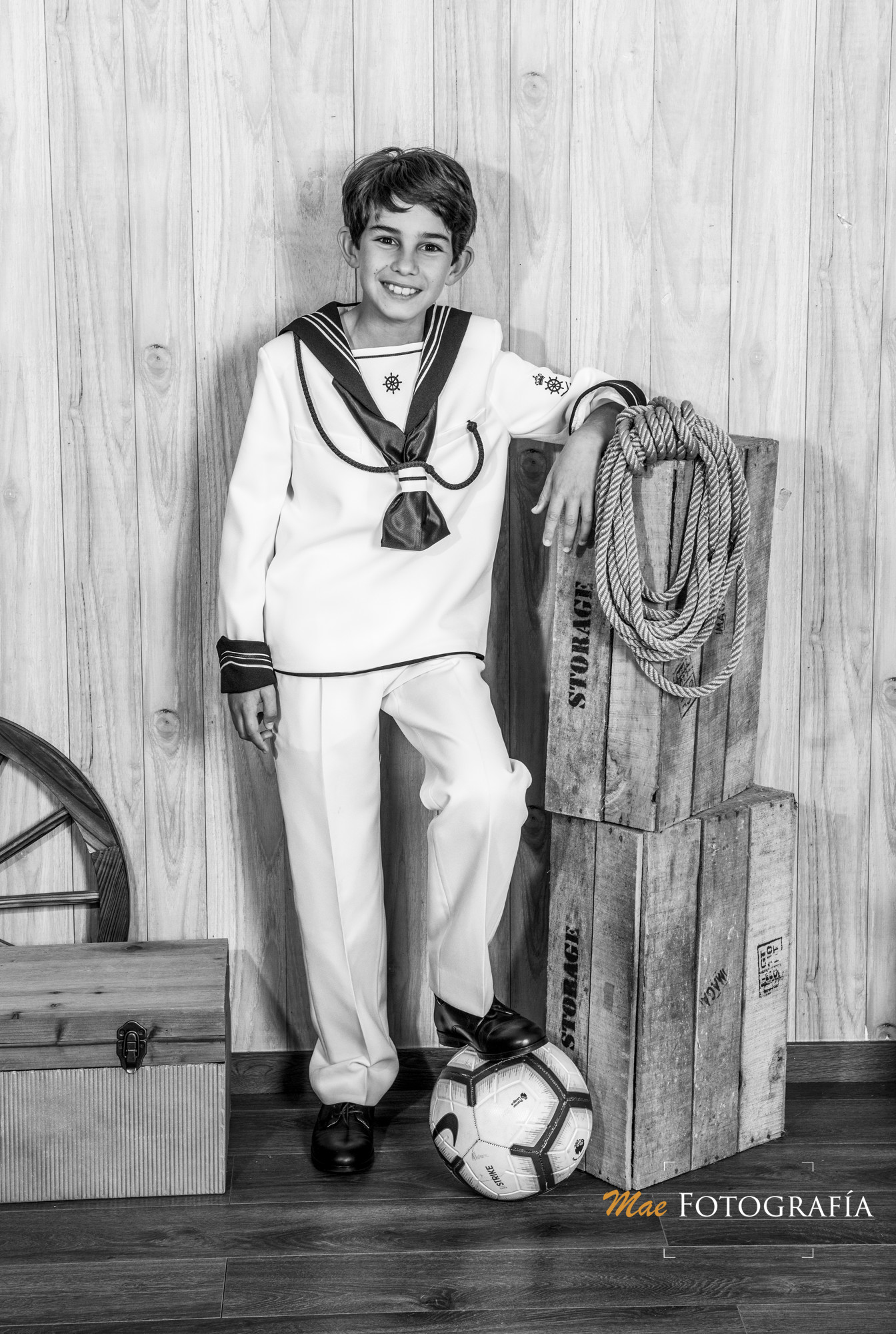 Reportaje de comunión divertido