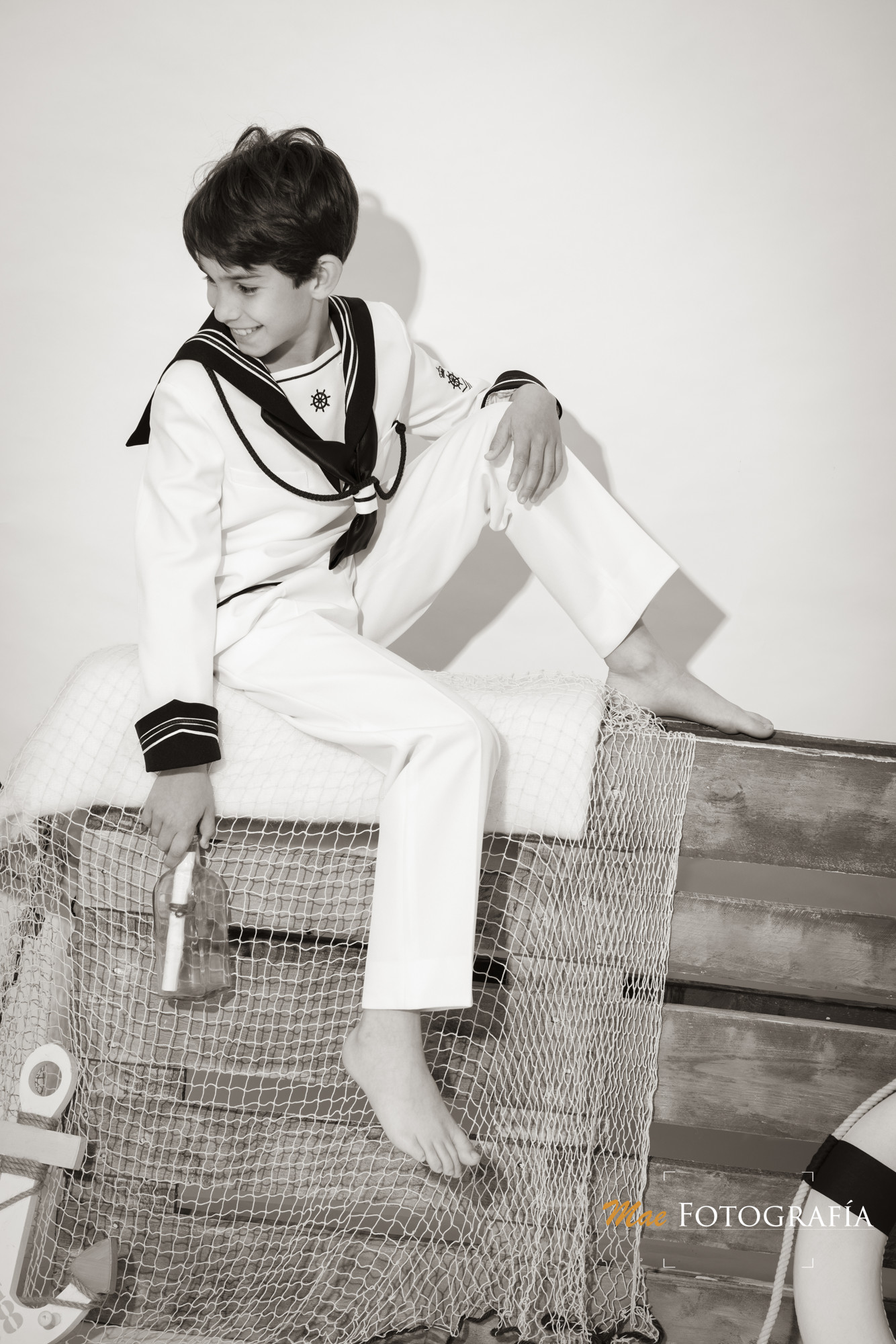 Retrato de comunión de Álvaro